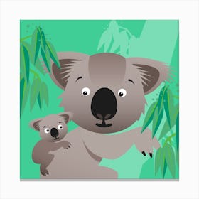 Kids Room Koalas Canvas Print