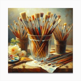 Artist'S Tools Canvas Print