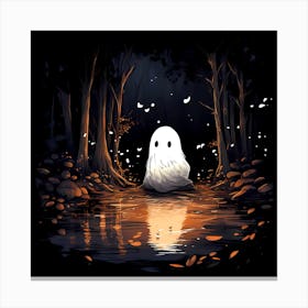 Ghost In The Woods 3 Canvas Print