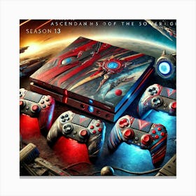 Customizable Faction Skins Console Season 13 Ignis Luporum Canvas Print