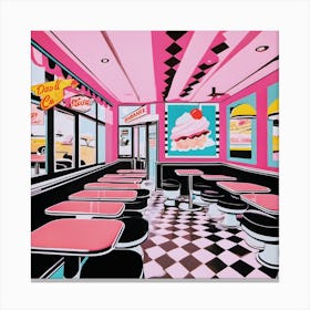 Candy's Diner Canvas Print