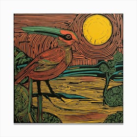 Bird Of Paradise 3 Canvas Print