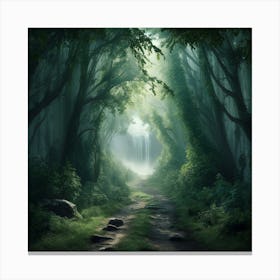 Forest Path 10 Canvas Print