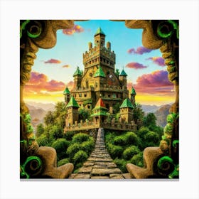 The castle in seicle 15 14 Canvas Print