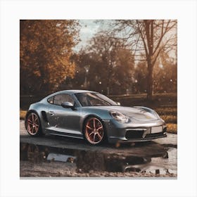 Porsche Cayman Canvas Print