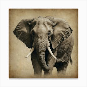 elephant Painting Canvas Print