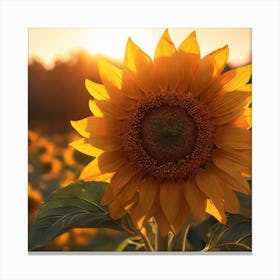 sun flower Canvas Print