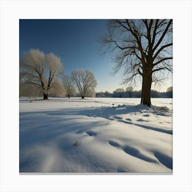 Winter'S Day Canvas Print