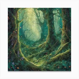 forêt enchantée Canvas Print