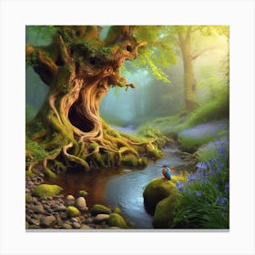 Tree In The Forest 8 Canvas Print