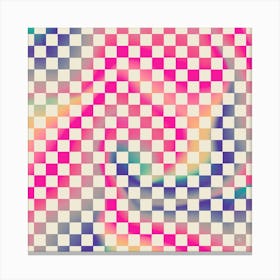 Checkered Pattern Canvas Print