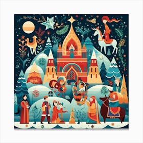 Christmas Nativity 3 Canvas Print