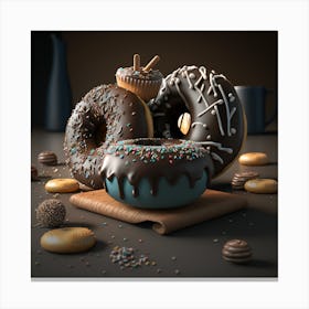 Donuts 1 Canvas Print