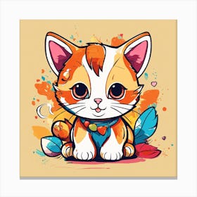 Cute Kitten 5 Canvas Print