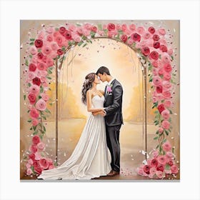 Wedding Arch Canvas Print