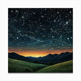 Stars In The Sky 1 Canvas Print