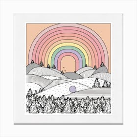 Rainbow In The Sky 2 Canvas Print