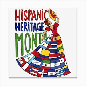 Latin American Heritage Month Canvas Print