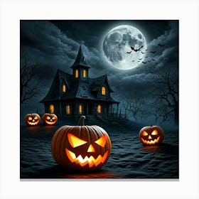 Haunted House Canvas Print