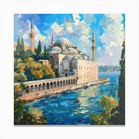 Blue Mosque 11 Canvas Print