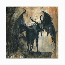 Demon Of The Night Canvas Print