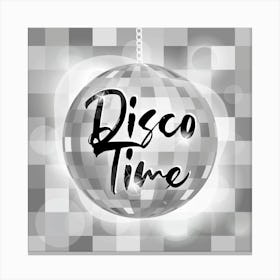 Disco Time Canvas Print