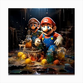 Mario Bros 24 Canvas Print