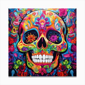 Sugar Skull 6 Canvas Print