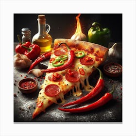 Pizza61 Canvas Print