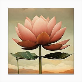 Lotus Flower Canvas Print