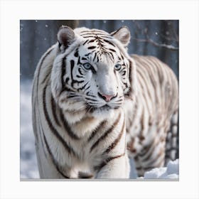 White Tiger Canvas Print