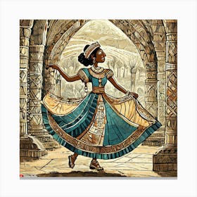 Firefly While We Don T Have Direct Evidence Of How Females Danced In The Indus Valley Civilization, (2) Canvas Print