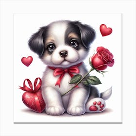 Puppy 3 Canvas Print