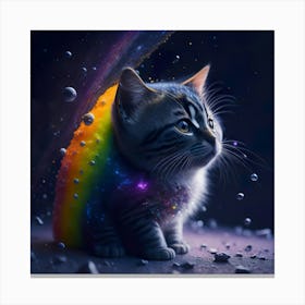 Cat Galaxy (138) Canvas Print
