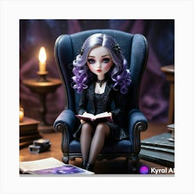 Gothic Doll Canvas Print