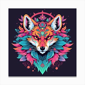 Fox Head 1 Canvas Print