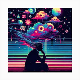 Psychedelic Art 24 Canvas Print