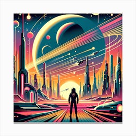 Sci-Fi Poster 1 Canvas Print