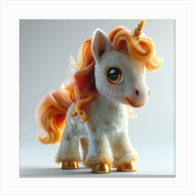 Cute Unicorn 864 Canvas Print