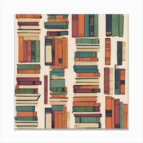 Bookshelf Canvas Print