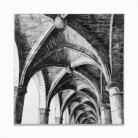 Arches In The Cathedral Canvas Print