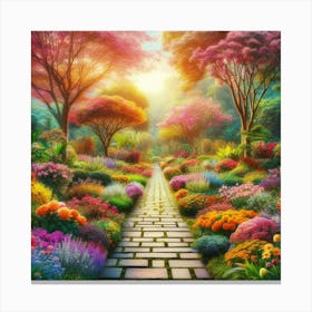 Garden Path 15 Canvas Print