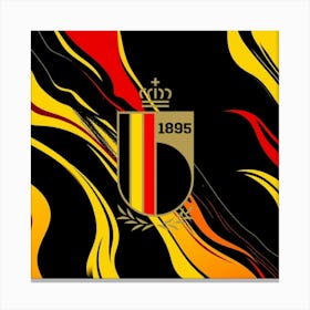 Belgium National Football Team Logo Wall Art 15 Canvas Print