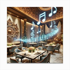 Restaurant Ambiance Thai Italian Canvas Print