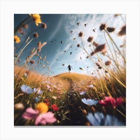 Flowering Meadow Canvas Print