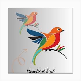 Beautiful Bird Canvas Print