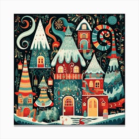 Christmas Village 26 Canvas Print