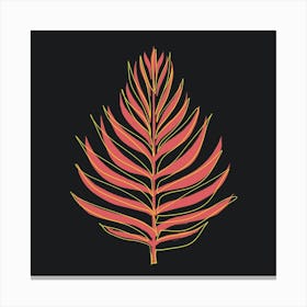 Red Leave Canvas Print