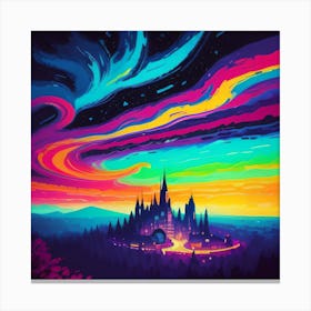 Castle In The Sky Canvas Print