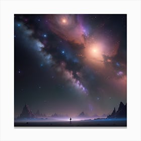 Galaxy Hd Wallpaper Canvas Print